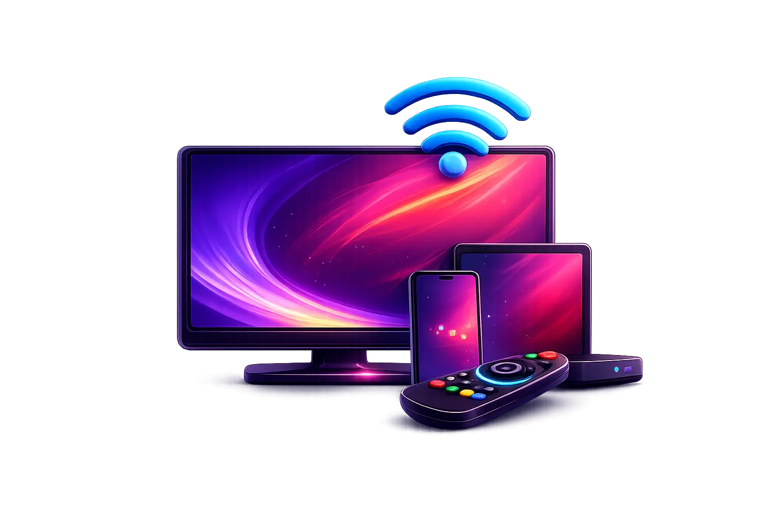 IPTV compatível com Smart TV Android e dispositivos móveis